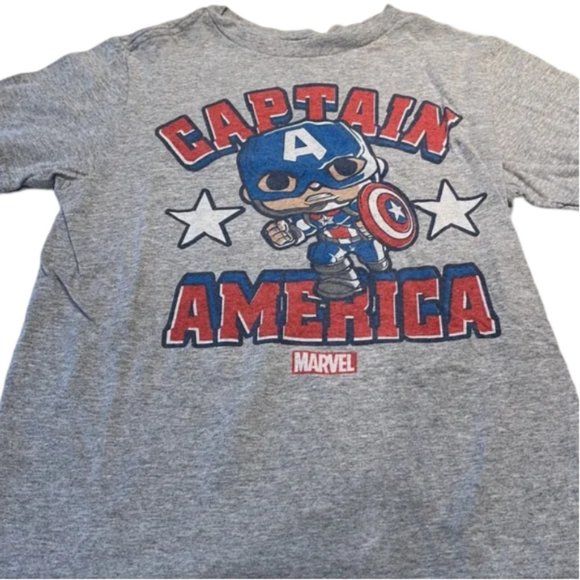 Marvel Other - Boys Marvel Captain America Tshirt size S